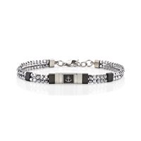 Armband Amen Herr Acciaio uomo in Stahl Ematite ACBR1001 - ACBR1001